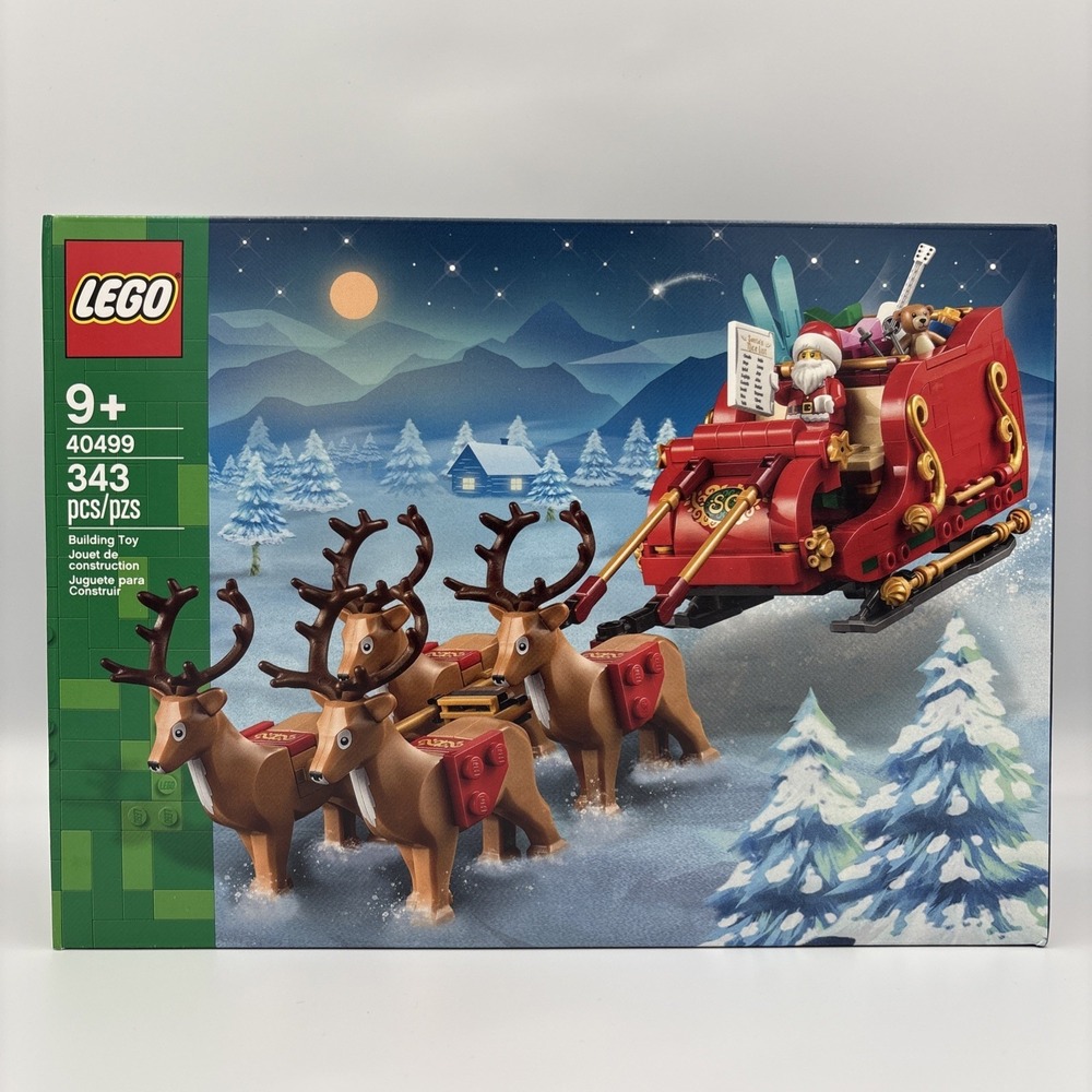 LEGO Santa's Sleigh 40499 NEW IN BOX Unopened Christmas 343 Pcs